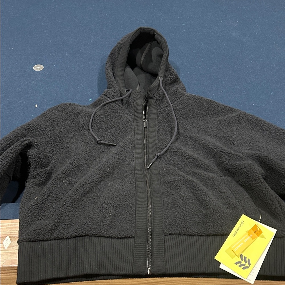 All in Motion Dark Gray Sherpa Jacket